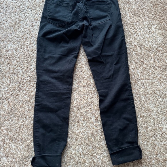 NWT Michael Michael Kors Black Ladies Cropped Jeans Size  00 - Picture 2 of 3